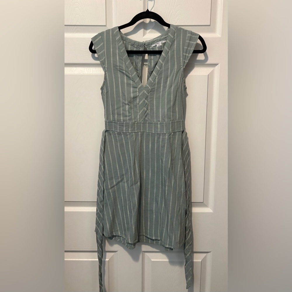 O'Neill Green Striped Dress